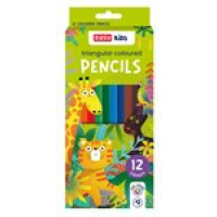 Spokey EASY Kids Trojhranné pastelky, 12 barev Spokey EASY Kids Trojhranné pastelky, 12 barev