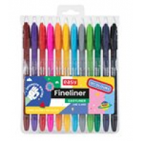 Spokey EASY EASYLINER Sada barevných linerů, 0,4 mm, 12 barev Spokey EASY EASYLINER Sada barevných linerů, 0,4 mm, 12 barev