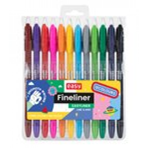 Spokey EASY EASYLINER Sada barevných linerů, 0,4 mm, 12 barev Spokey EASY EASYLINER Sada barevných linerů, 0,4 mm, 12 barev