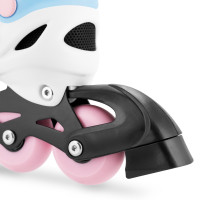 Spokey JOY Dětské kolečkové brusle, černo-růžové, ABEC7 Carbon, vel. 27-34 Spokey JOY Dětské kolečkové brusle, černo-růžové, ABEC7 Carbon, vel. 27-34