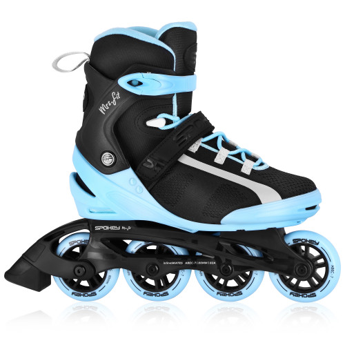 Spokey MrsFIT Ženske fitnes role, crno-plave, ABEC7 Carbon, vel.38 Spokey MrsFIT Ženske fitnes role, crno-plave, ABEC7 Carbon, vel.38