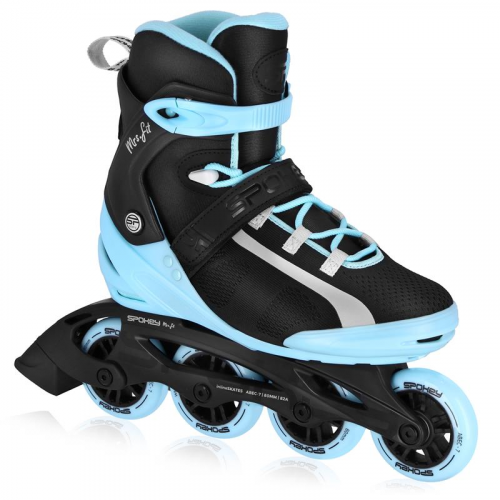 Spokey MrsFIT Ženske fitnes role, crno-plave, ABEC7 Carbon, vel.38 Spokey MrsFIT Ženske fitnes role, crno-plave, ABEC7 Carbon, vel.38