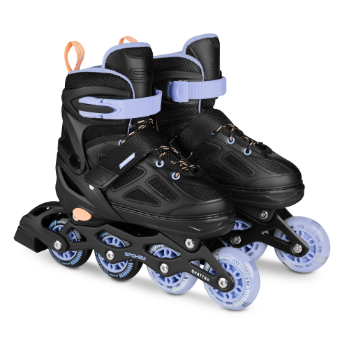 Spokey QUATTRO Klizaljke 4 u 1, crno-ljubičaste, vel.30-41 Spokey QUATTRO Klizaljke 4 u 1, crno-ljubičaste, vel.30-41