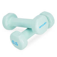 Spokey SHAPE Set bučica od vinila, 0,5 kg, mint Spokey SHAPE Set bučica od vinila, 0,5 kg, mint