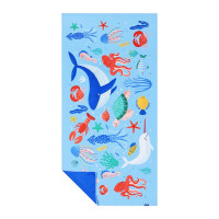 Spokey KIDDY Brzosušeći sportski ručnik, 80 x 160 cm, morski svijet Spokey KIDDY Brzosušeći sportski ručnik, 80 x 160 cm, morski svijet