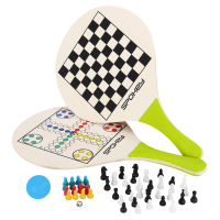 Spokey WOO-BAD GAME Set za tenis na plaži s igrama za zabavu Spokey WOO-BAD GAME Set za tenis na plaži s igrama za zabavu
