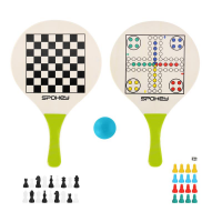 Spokey WOO-BAD GAME Set za tenis na plaži s igrama za zabavu Spokey WOO-BAD GAME Set za tenis na plaži s igrama za zabavu