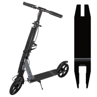 Spokey CITY FLOW PRO Skuter s ručnom kočnicom, kotači 200 mm, siva 