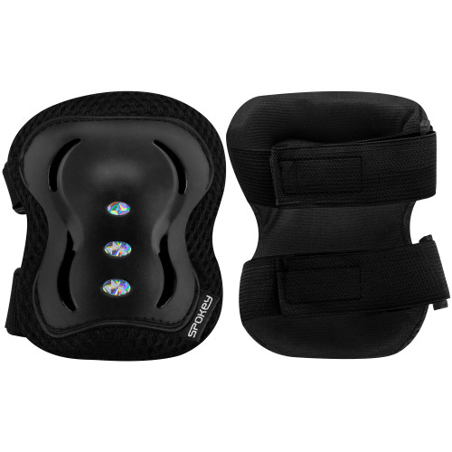 Spokey SHIELD 3-dijelni set dječjih štitnika crne veličine M Spokey SHIELD 3-dijelni set dječjih štitnika crne veličine M
