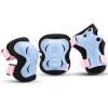 Spokey SHIELD 3-dijelni set dječjih štitnika, plavo-roza, veličina S Spokey SHIELD 3-dijelni set dječjih štitnika, plavo-roza, veličina S