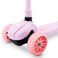 Spokey HOPI Sklopivi dječji tricikl sa svjetlećim kotačima, roza 