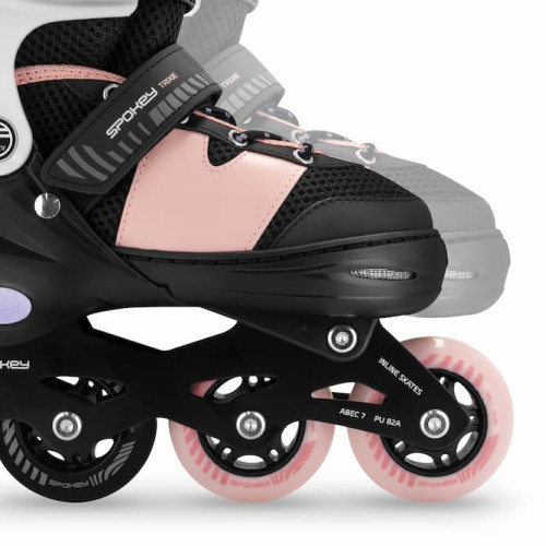 Spokey TRIXIE Dječje koturaljke crno-roze vel.31-34 Spokey TRIXIE Dječje koturaljke crno-roze vel.31-34