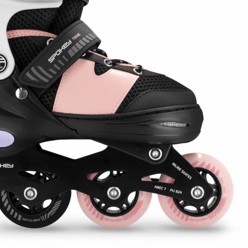 Spokey TRIXIE Dječje koturaljke crno-roze vel.35-38 Spokey TRIXIE Dječje koturaljke crno-roze vel.35-38
