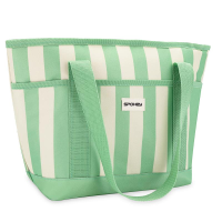 Spokey ACAPULCO termo torba, 12 l, zelene pruge 