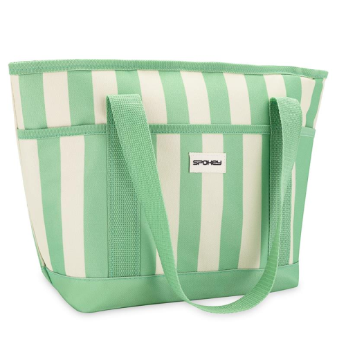 Spokey ACAPULCO termo torba, 12 l, zelene pruge Spokey ACAPULCO termo torba, 12 l, zelene pruge