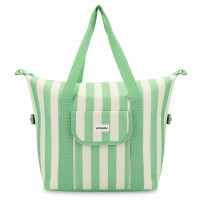 Termo torba za plažu 28 l Spokey San Remo, zelene pruge Termo torba za plažu 28 l Spokey San Remo, zelene pruge