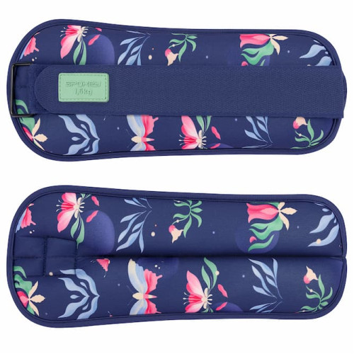 Spokey THE BLOOM FORM Set utega za ruke i noge, 1,5 kg Spokey THE BLOOM FORM Set utega za ruke i noge, 1,5 kg