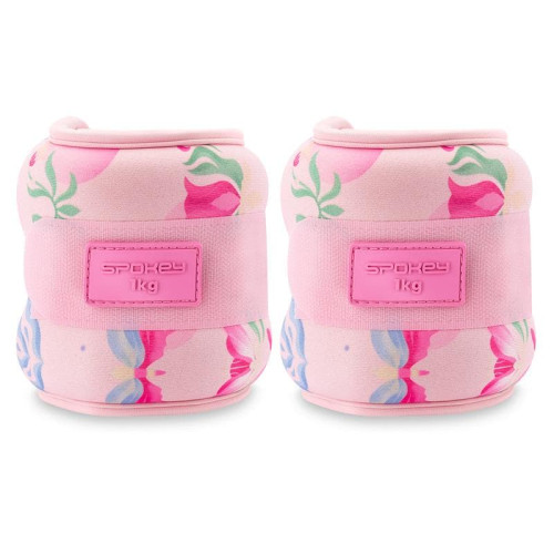 Spokey THE BLOOM FORM Set utega za ruke i noge, 1 kg Spokey THE BLOOM FORM Set utega za ruke i noge, 1 kg