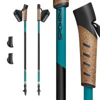 PEAK štapovi za nordijsko hodanje, dvodijelni, plavi 