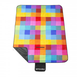 Spokey PICNIC COLOR Piknik deka s remenom, 130 x 150 cm 