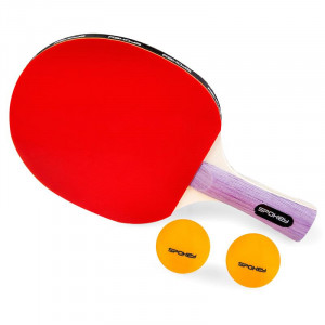 SMASH SET-reket u futroli, 2 kuglice za ping pong ** 