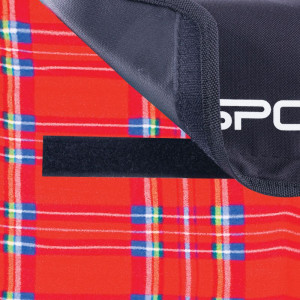 Spokey PICNIC TARTAN Piknik deka s remenom, 150 x 180 cm 