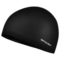 LJETNI KUP Silikonska kapa za plivanje, crna