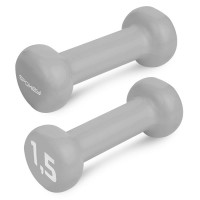 SHAPE IV Set za bučicu 2 * 1,5 kg sive boje