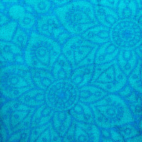 Spokey PICNIC MANDALA Piknik deka s remenom, tirkizna, 180 x 210 cm 