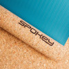 Spokey SAVASANA prostirka za jogu od pluta, 180 x 60 x 0,4 cm, plava 