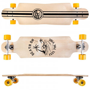 Spokey LONGBAY Longboard 94 x 23,5 cm, ABEC7 