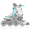 Spokey PRIME PRO Roleri, bijelo-tirkizne, ABEC9 Carbon, vel 37-41 