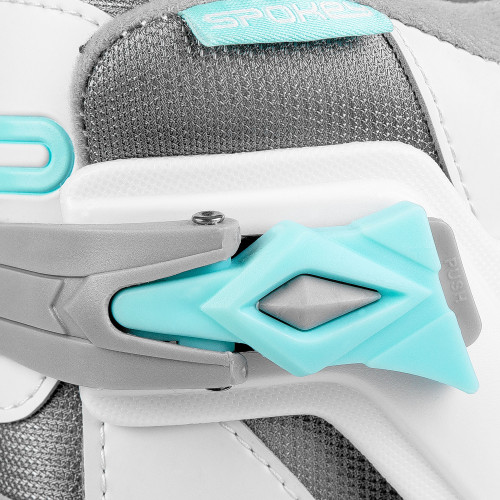 Spokey PRIME PRO koturaljke, bijelo-tirkizne, ABEC9 Carbon, vel.37-41 