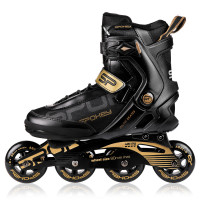 Spokey PRIME PRO Roleri, crno-zlatni, ABEC9 Carbon, vel 41 Spokey PRIME PRO Roleri, crno-zlatni, ABEC9 Carbon, vel 41