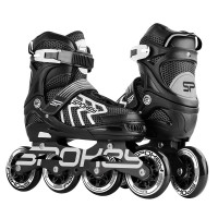 Spokey KHAN koturaljke, crno-bijele, ABEC7 Carbon, vel 31-34 Spokey KHAN koturaljke, crno-bijele, ABEC7 Carbon, vel 31-34