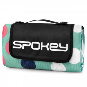 Spokey PICNIC DOTS Okrugla piknik deka promjera 140 cm 