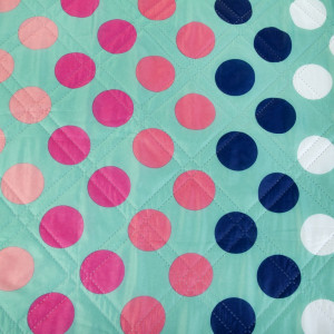 Spokey PICNIC DOTS Okrugla piknik deka promjera 140 cm 