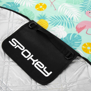 Spokey PICNIC FLAMINGO Okrugla piknik deka promjera 150 cm. 