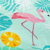 Spokey PICNIC FLAMINGO Okrugla piknik deka promjera 150 cm. 