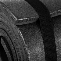 Spokey CAMPINOS planinarska dvoslojna prostirka za spavanje, 180x50x1 cm, tamno siva 